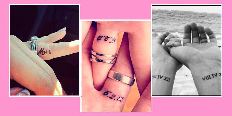 Enumerar Refrigerar danés Los 12 tatuajes de boda que te van a enamorar