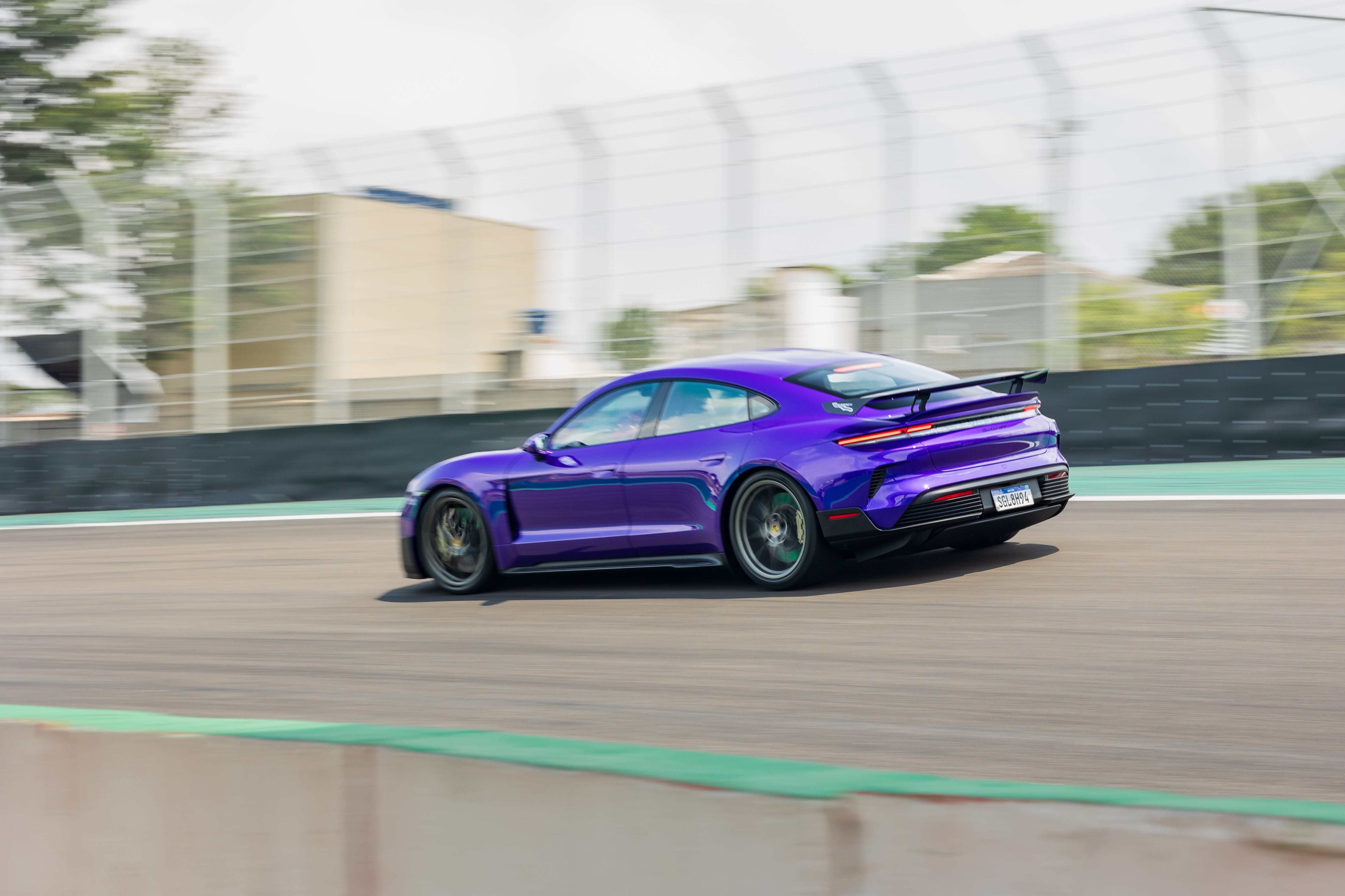 Porsche's Taycan Turbo GT Beats the 911 Turbo S Around This Grand Prix Track