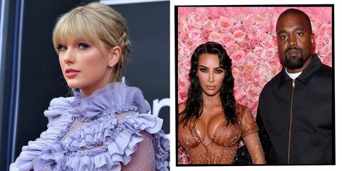 Taylor Swift Kim Kardashian Kanye West feud
