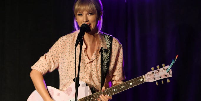 Watch Taylor Swift Surprise Performance at Stonewall Inn for Pride