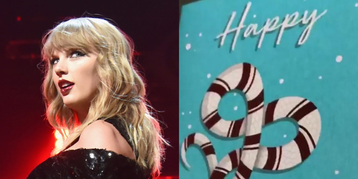 Taylor Swift Sent The Most Extra Christmas Cards This Year 