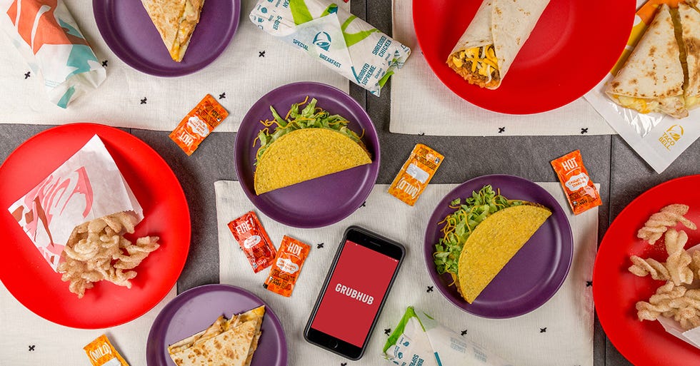 Taco Bell Delivered Free By Grubhub Taco Bell Finally Offers Delivery Nationwide Via Grubhub