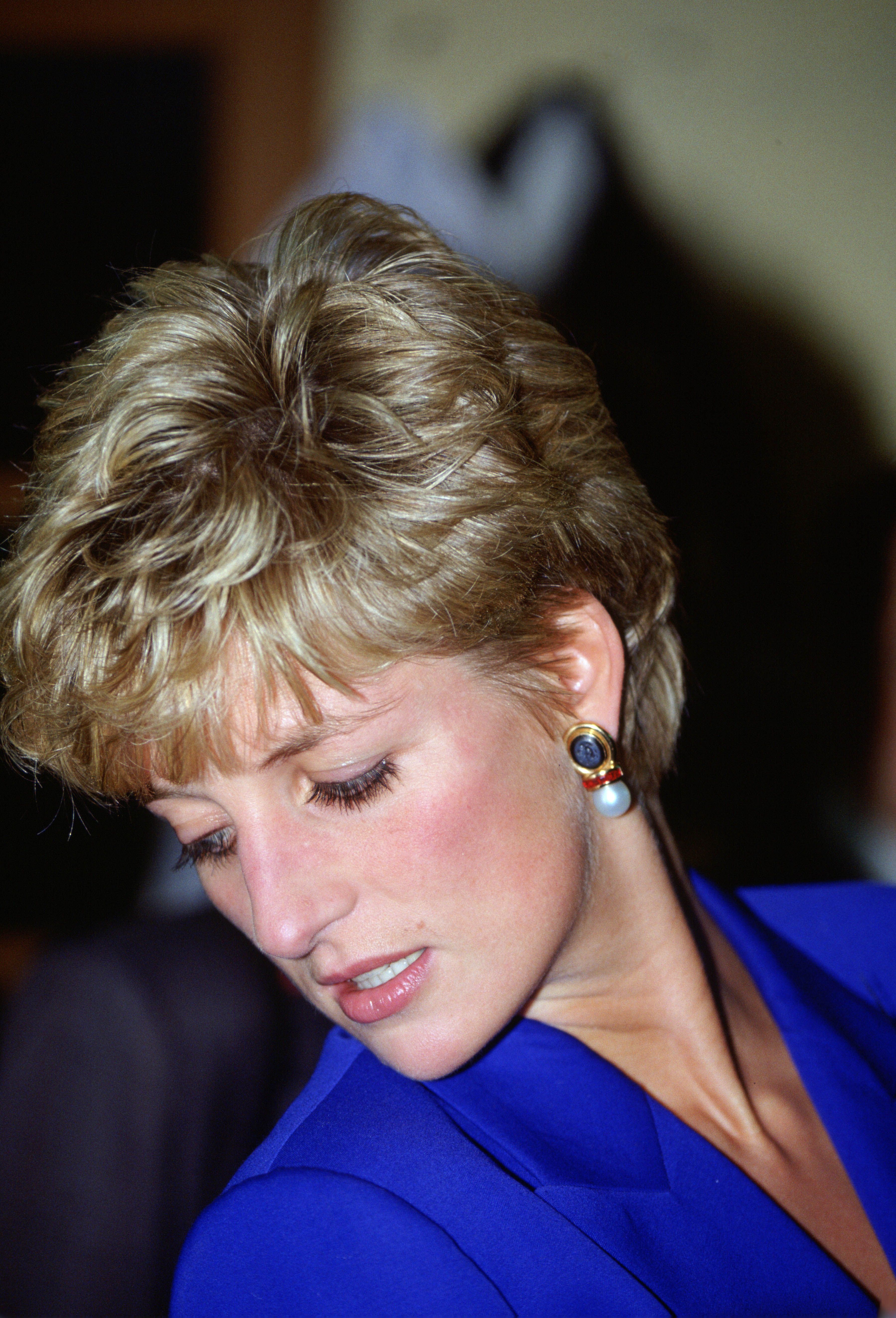 princess diana aquamarine earrings