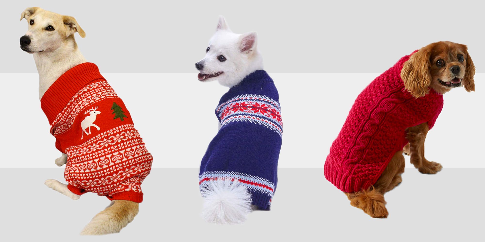 christmas dog sweaters