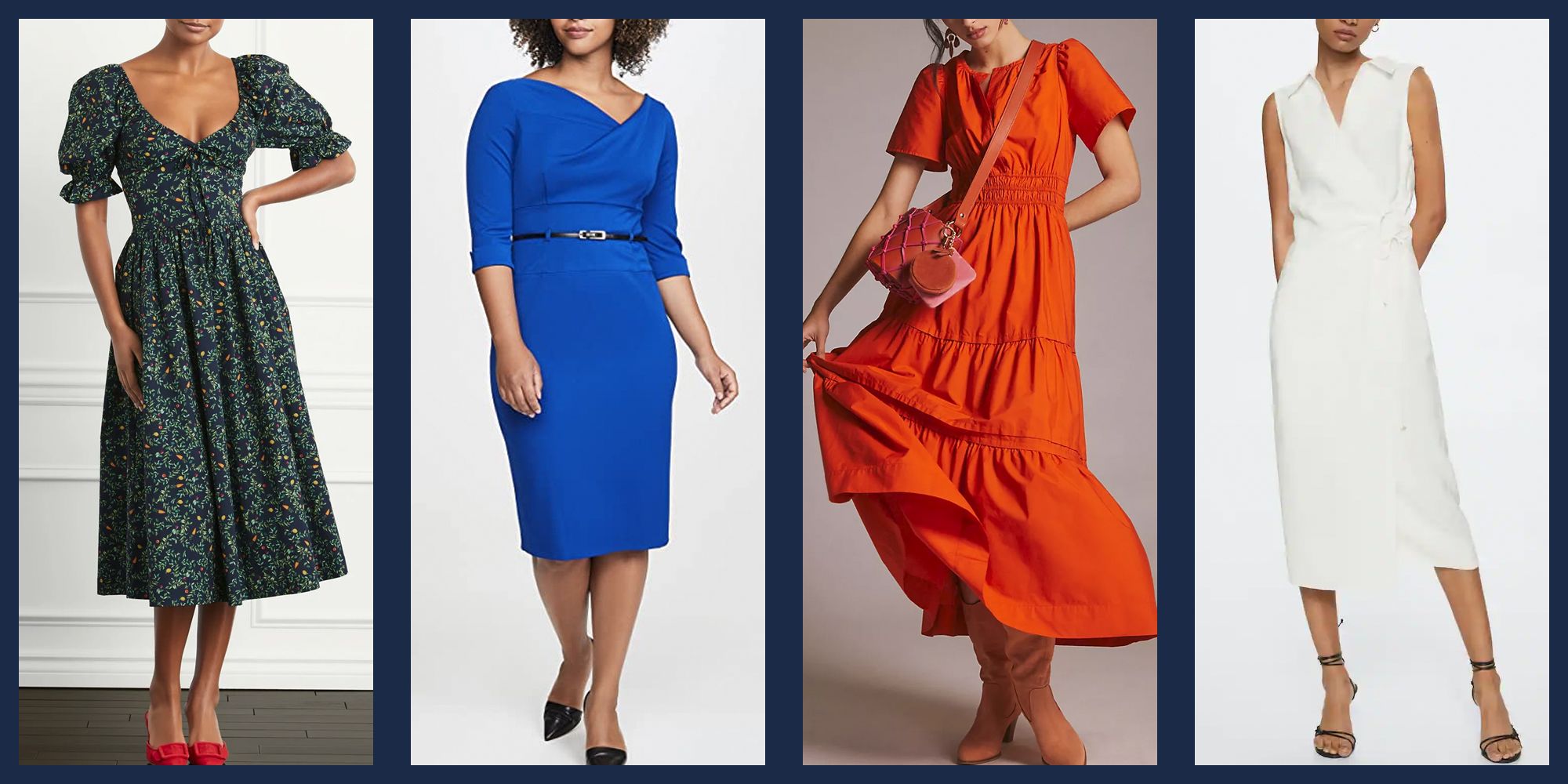 simple full length dresses