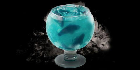 Blue lagoon, Blue hawaii, Aqua, Blue, Turquoise, Drink, Hpnotiq, Glass, Water, Curaçao, 