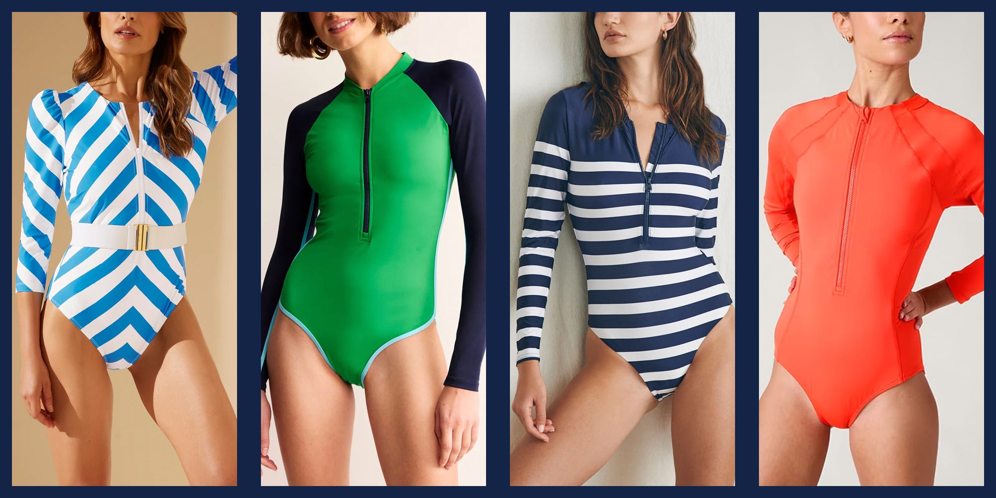 These Long-Sleeve Swimsuits Bring SPF in Style