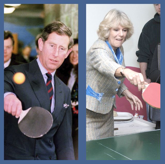 royals playing ping pong