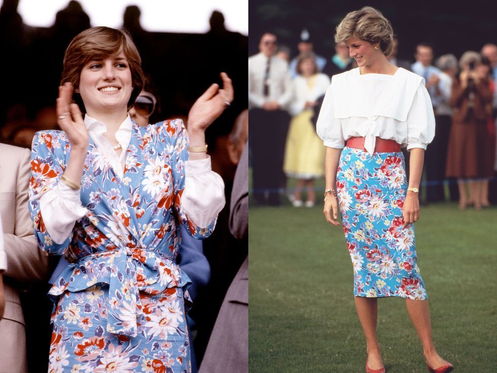 princess diana floral dress