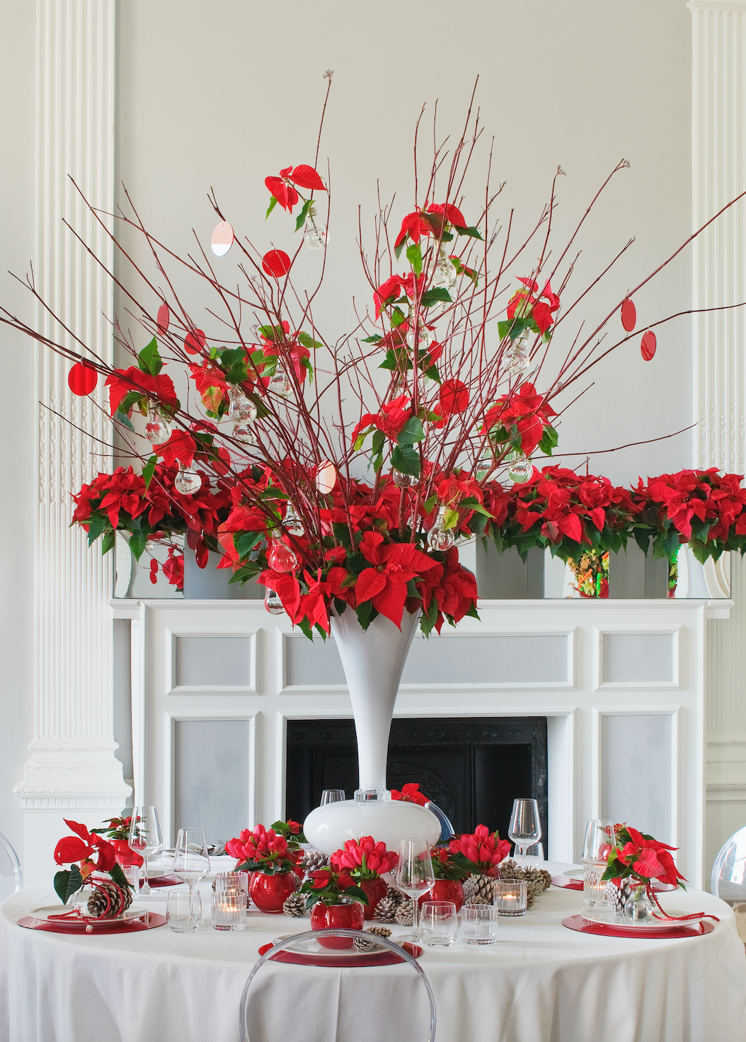 easy christmas flower arrangement ideas