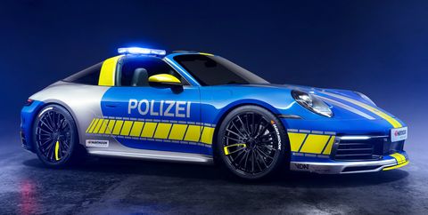 porsche 911 targa 4 policía by techart