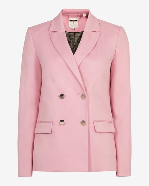 Tess Daly pink suit - Tess Daly wows fans in this season's hero pink suit