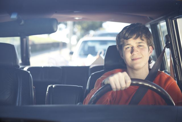 adolescent, conduire voiture