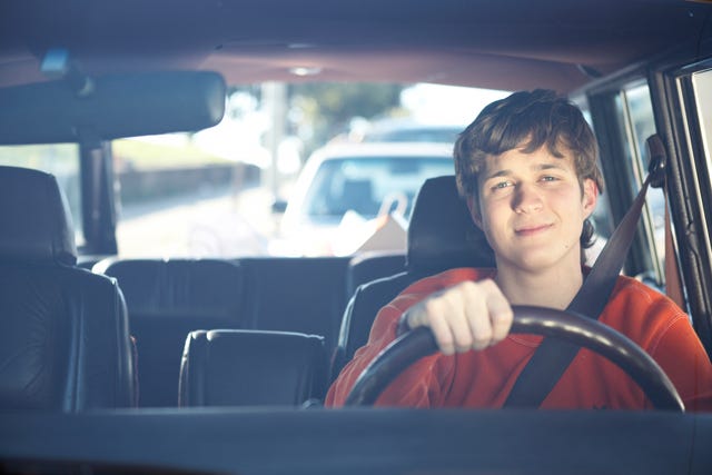 adolescent, conduire voiture