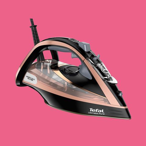 Pink, Clothes iron, Metal, Small appliance, Wheel, Vehicle, 