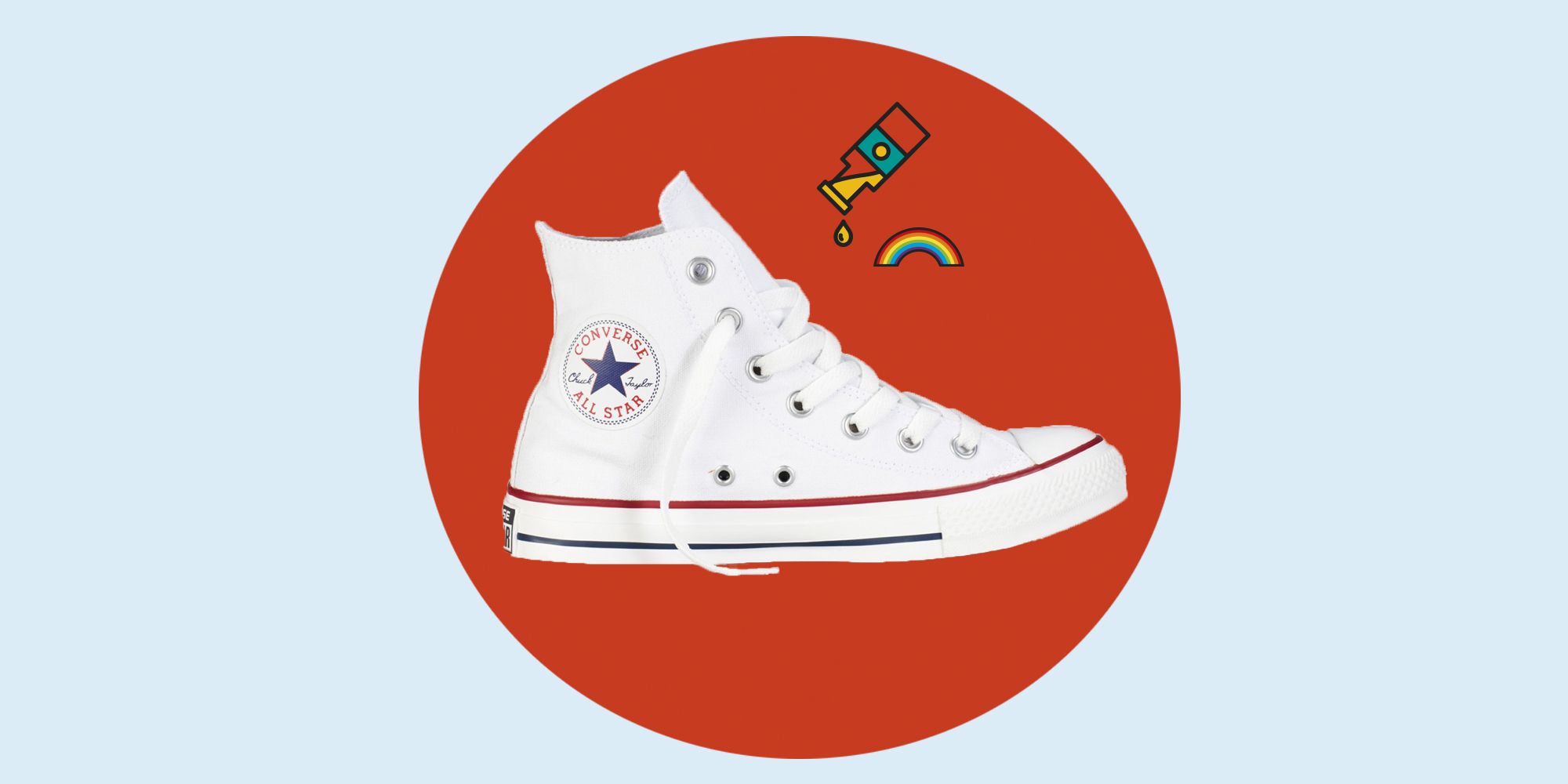 El para teñir tus Converse blancas