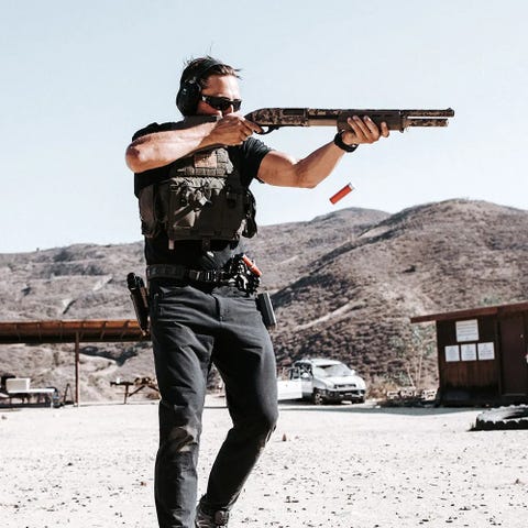 ten thousand tactical advisory board member mike o'dowd testing the brand's tactical pant