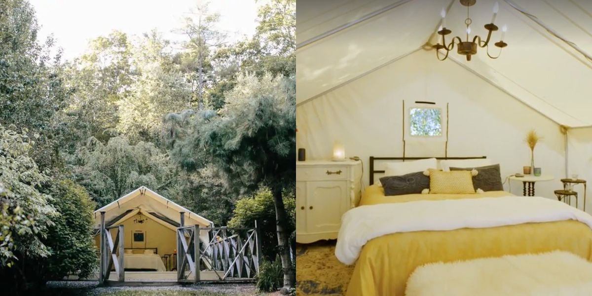 Airbnb Dream Rentals: A Glamping Tent in Bearsville, New York