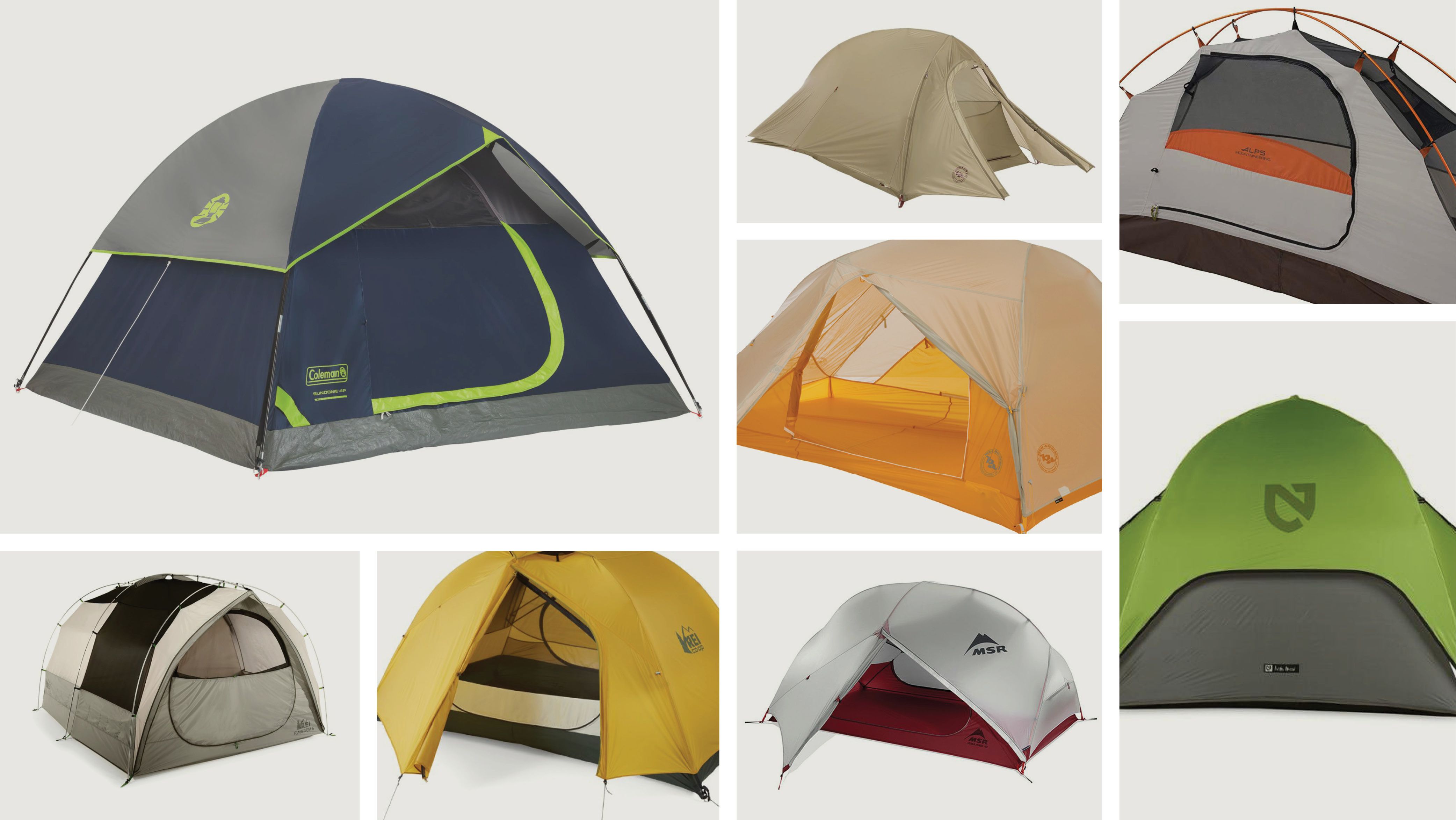 coleman hiking tent