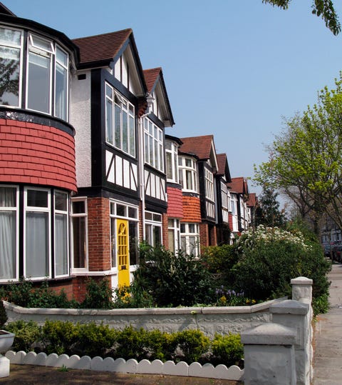 Terraced houses in London Terraced houses in London