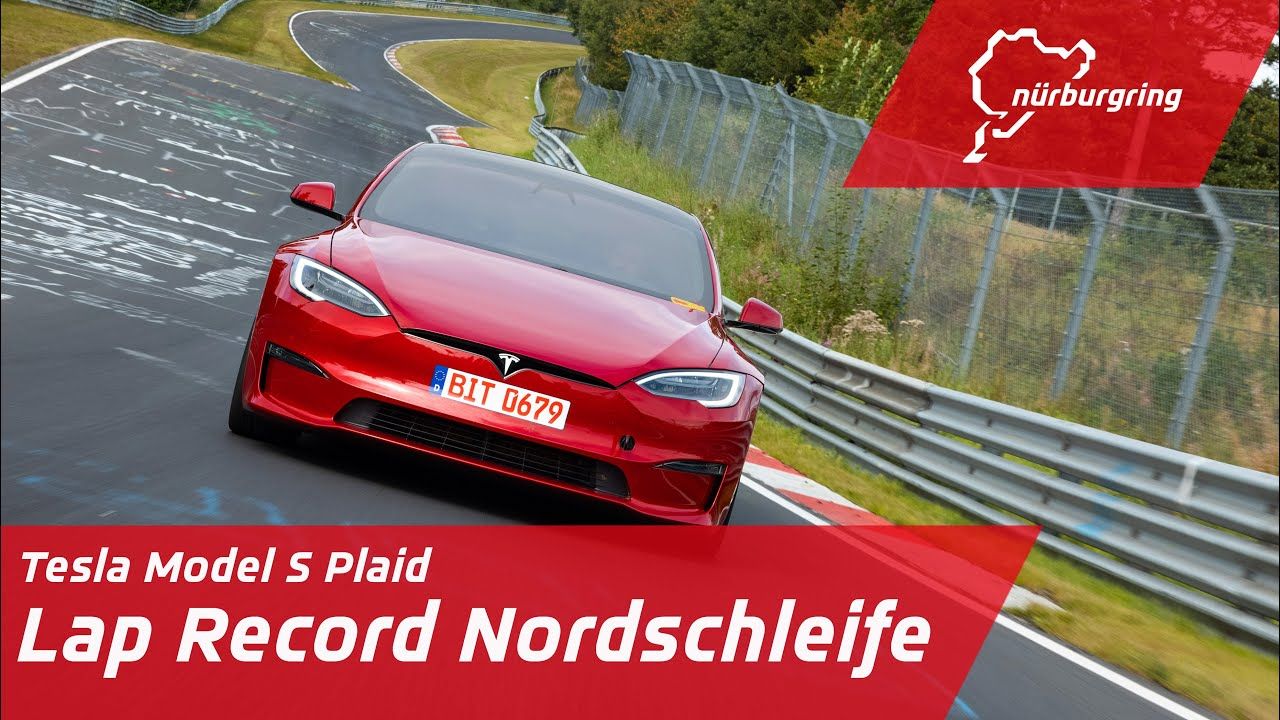 Diakritisch analyse Bijna dood Tesla Model S Plaid Claims Nürburgring EV Record With 7:35 Lap