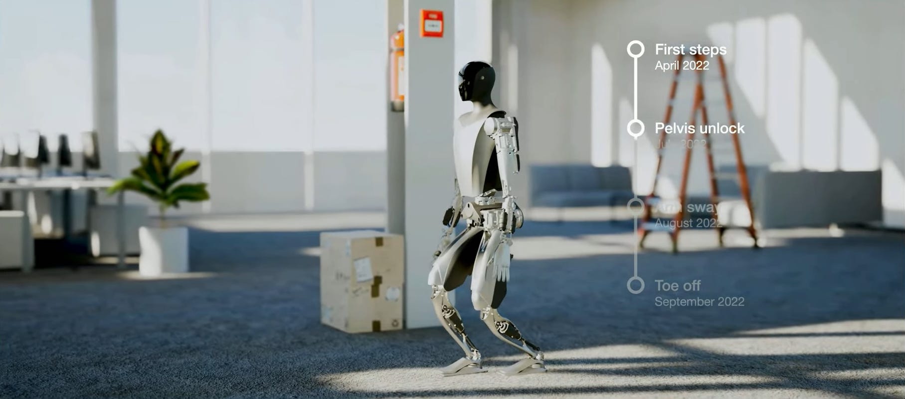 Optimus, Tesla's Humanoid Robot Prototype, Uses Software from Its Cars