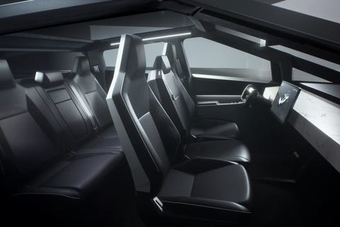2022 Tesla Cybertruck interior