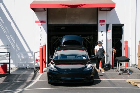 tour of tesla factor in fremont, california