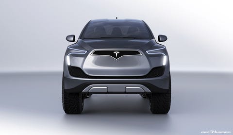 Is This What The Tesla Pick Up Truck Might Look Like