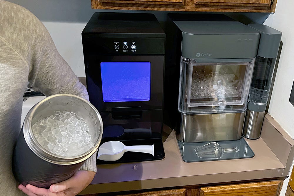 Chick-fil-a Ice VS Euhomy Pellet Ice/ Nugget Ice. #icetok #icemaker #e, Ice