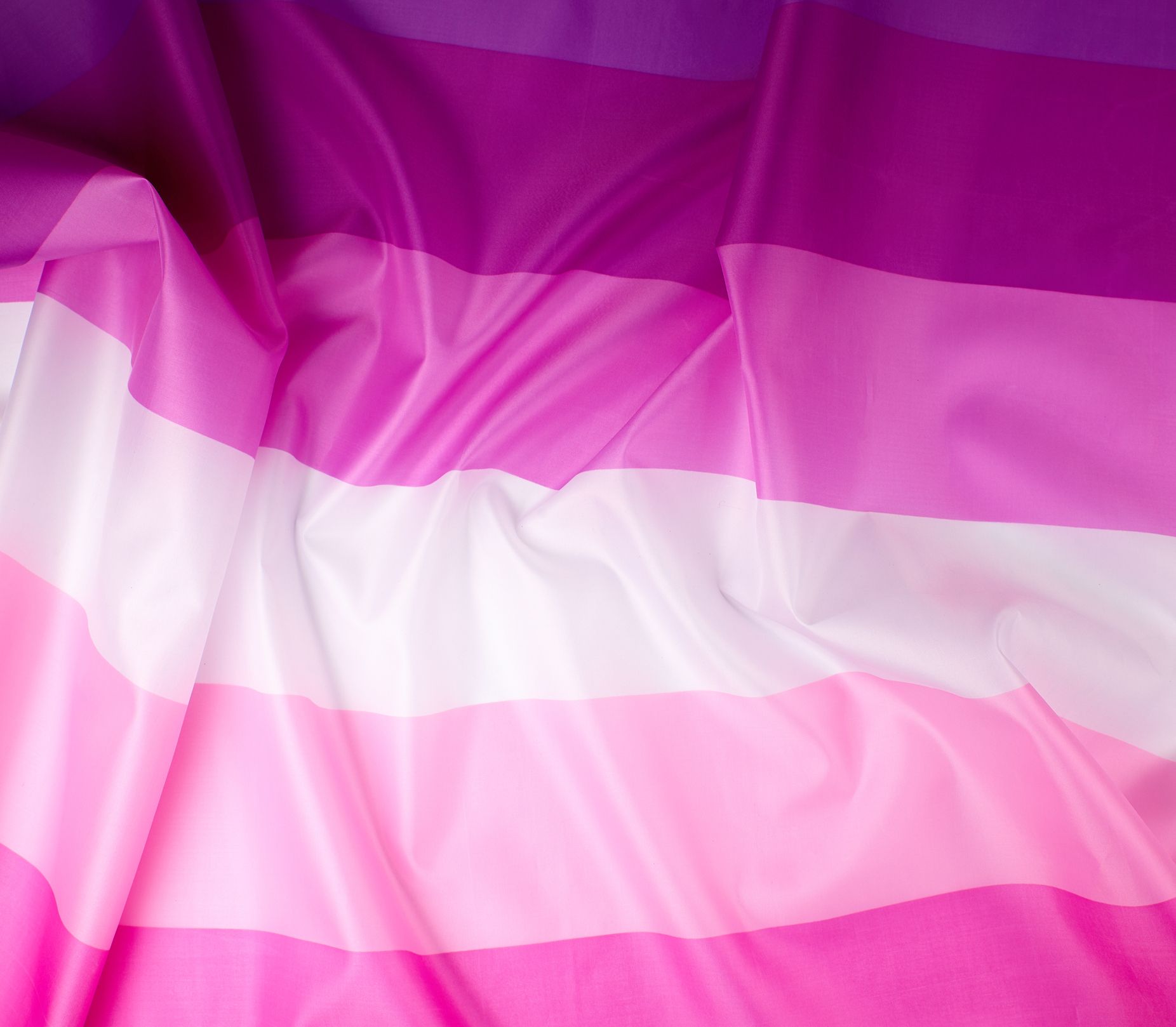 all pink lesbian flag