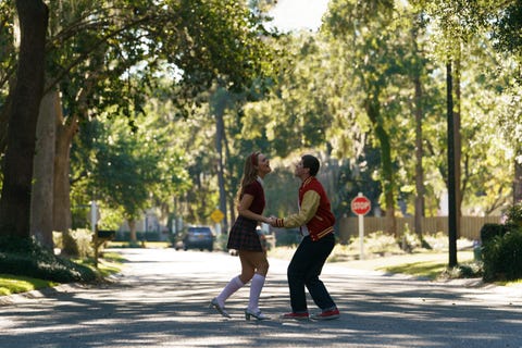 the girl from plainville “can’t fight this feeling” episode 104 as the threat of legal action mounts, gail and david hire a lawyer to represent their daughter co and lynn struggle with their pasts and michelle tries to help coco settle into a new normal michelle elle fanning and conrad colton ryan, shown photo by steve dietlhulu