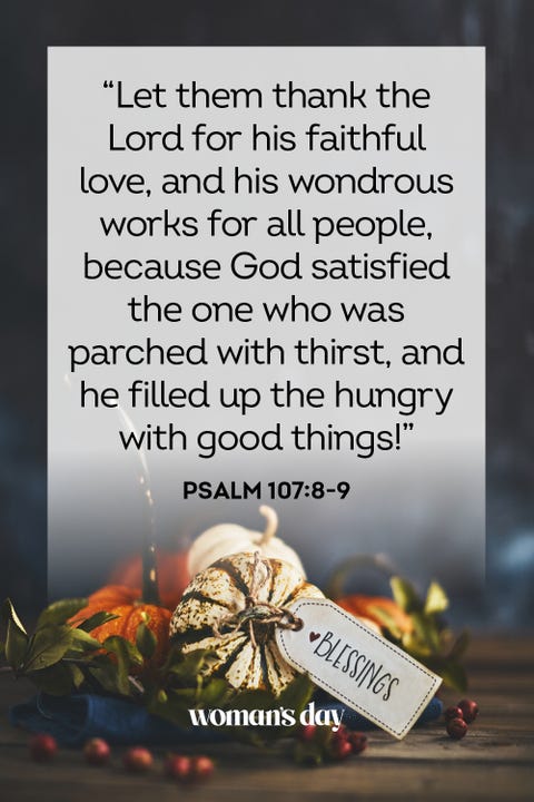 50 Best Thanksgiving Bible Verses - Bible Verses About Gratitude