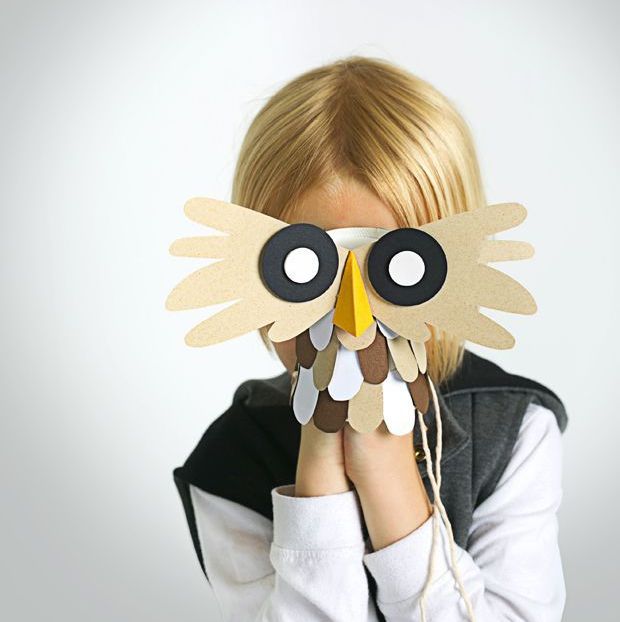 thanksgiving crafts owl mask