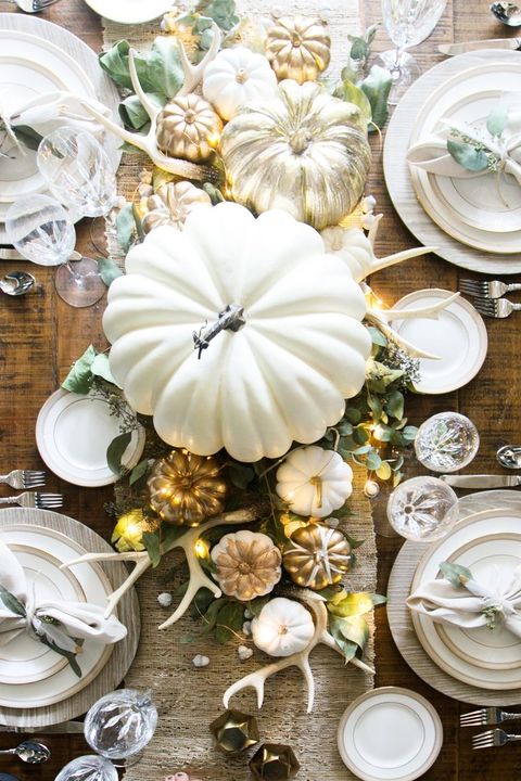 35 Chic Thanksgiving Decorations - Best Thanksgiving Decorating Ideas