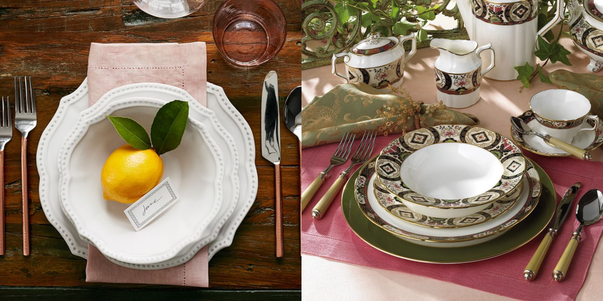 16 Best Thanksgiving Dinnerware Sets - Stylish Thanksgiving Plates