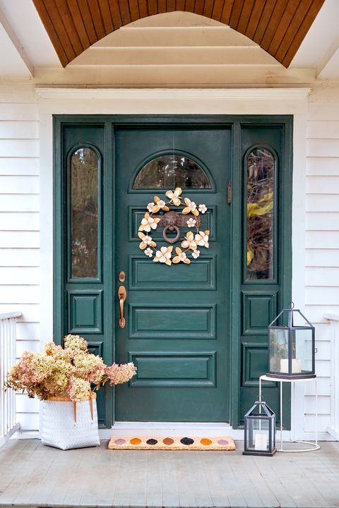 front door decor for fall