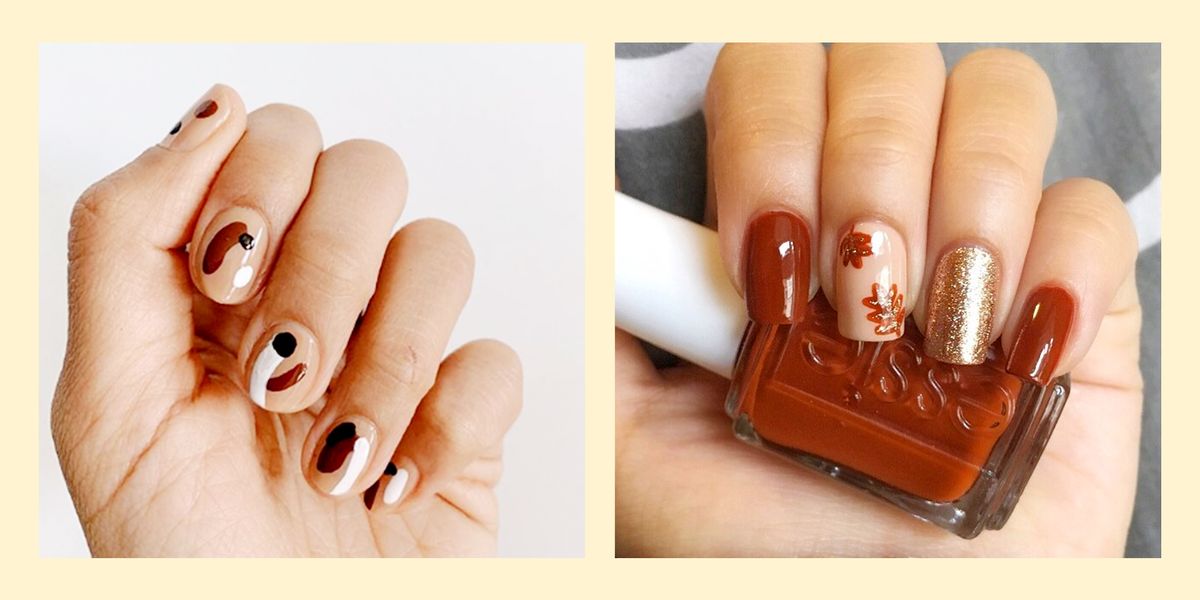 1. "Neutral Thanksgiving Nail Color Ideas" - wide 7
