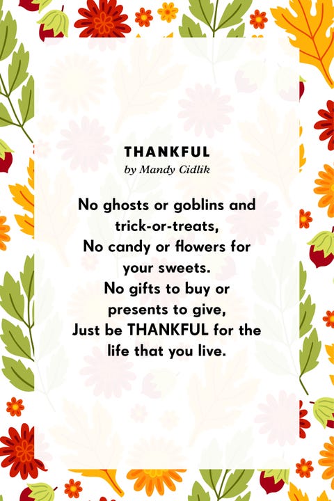 thanksgiving poems