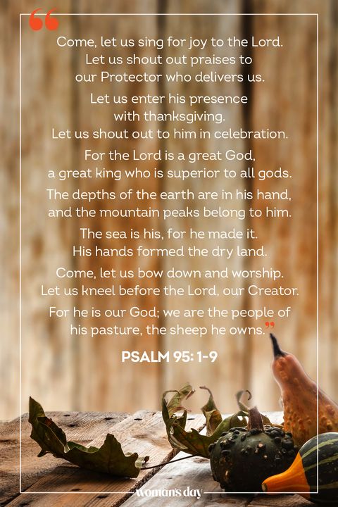 thanksgiving psalms