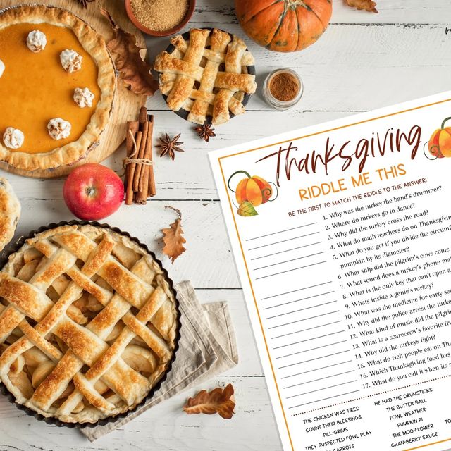 thanksgiving riddle me this trivia game
