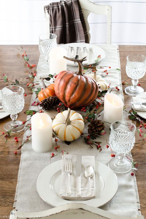 Thanksgiving Table Ideas 45, Round Table Thanksgiving Hours