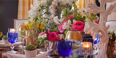 centrepiece, flower arranging, floristry, flower, floral design, tableware, table, room, stemware, artificial flower,