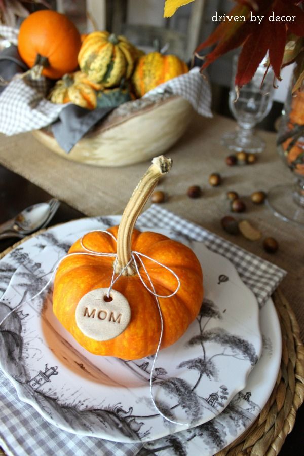 Thanksgiving Table Decor Double Sided Table Cards Pumpkin Table Numbers 