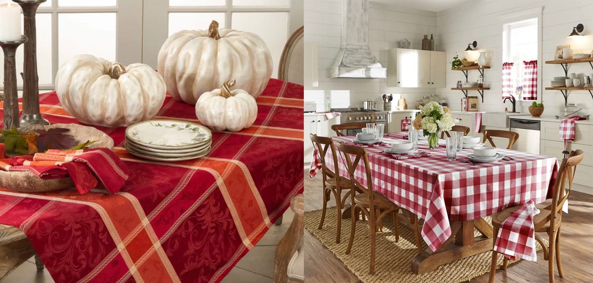 26 Best Thanksgiving Tablecloths - Stylish Thanksgiving Tablecloth Ideas