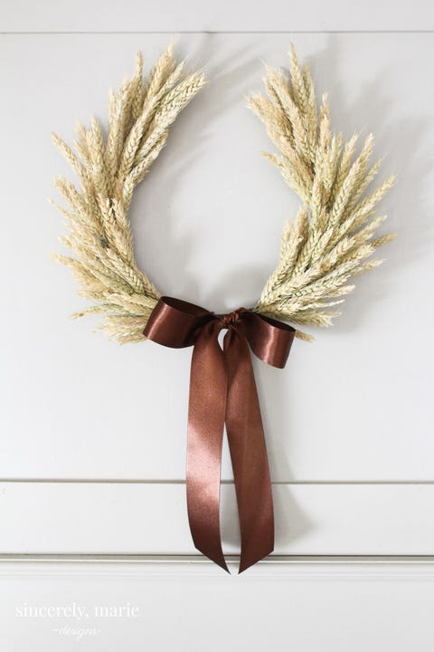 thanksgiving wreath wheat