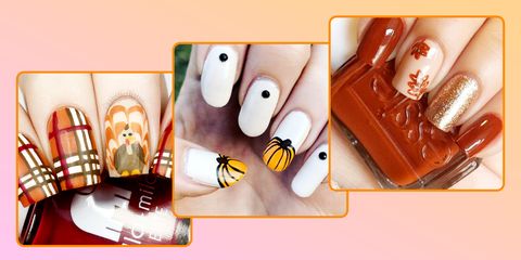 17 Cute Thanksgiving Nail Designs 2018 Best Nail Art For Turkey Day