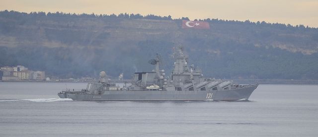 ukraine sinks russian cruiser moskva, the largest warship sinking since wwii