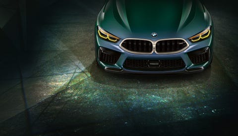 The Bmw M8 Gran Coupe Debuts In A Splendid Shade Of Purple The Bmw M8 Gran Coupe Debuts In A Splendid Shade Of Purple