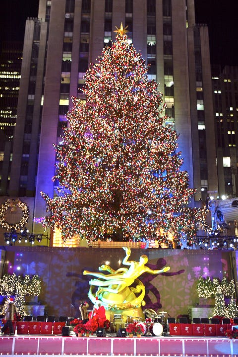 71st Annual Rockefeller Center Christmas Tree Lights Up New York